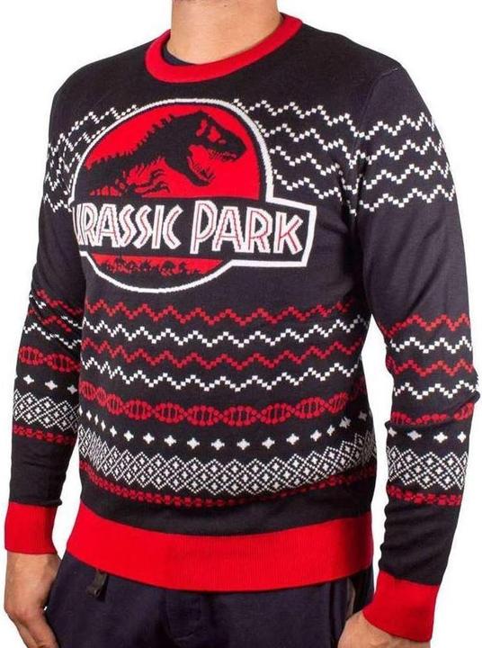 Produktbild Jurassic Park Ugly Sweatshirt weihnachtliches Design (S)