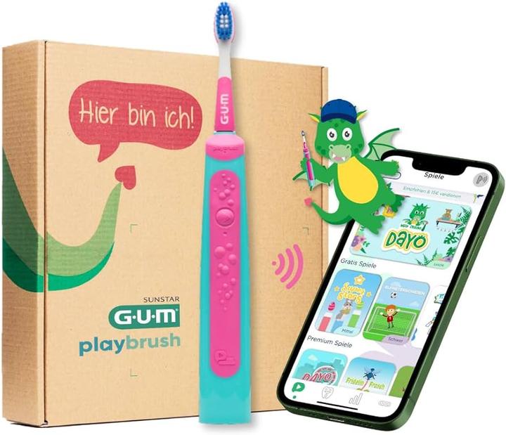 GUM Playbrush intelligente Schalzahnbürste (Spazzolino sonico)