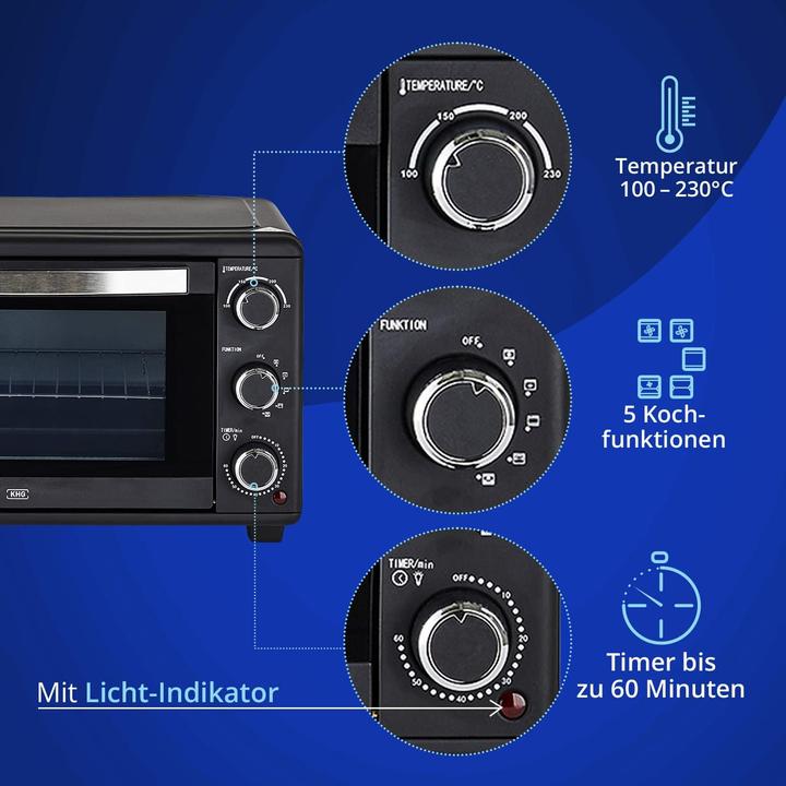 Image du produit KHG Mini-four MBO-25S