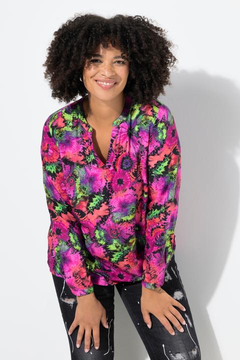 Actual product image Angel of Style Tunika, farbiges Batik-Muster, Langarm (42)