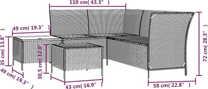Produktbild vidaXL Aliza