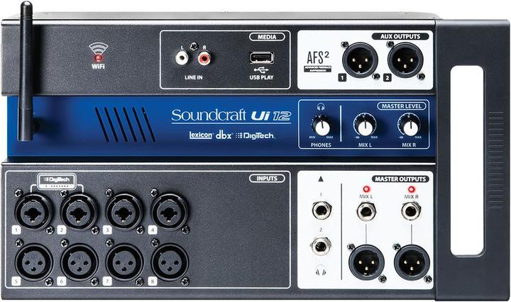 Soundcraft Ui12 (Studio- and Livemixer)