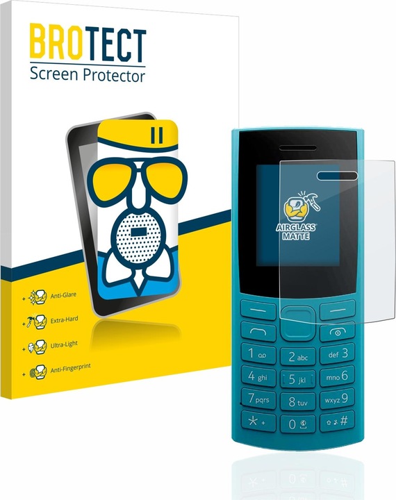 Actual product image BROTECT AirGlass Glass Matte (1 Piece, Nokia 105)