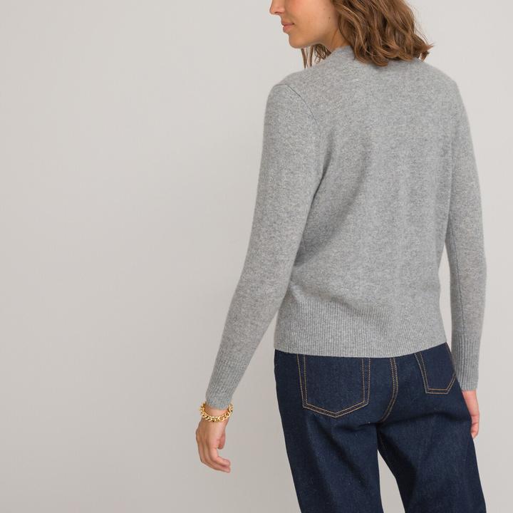 Immagine prodotto La Redoute Collections Maglia con scollo rotondo a maglia fine in cashmere (XL)