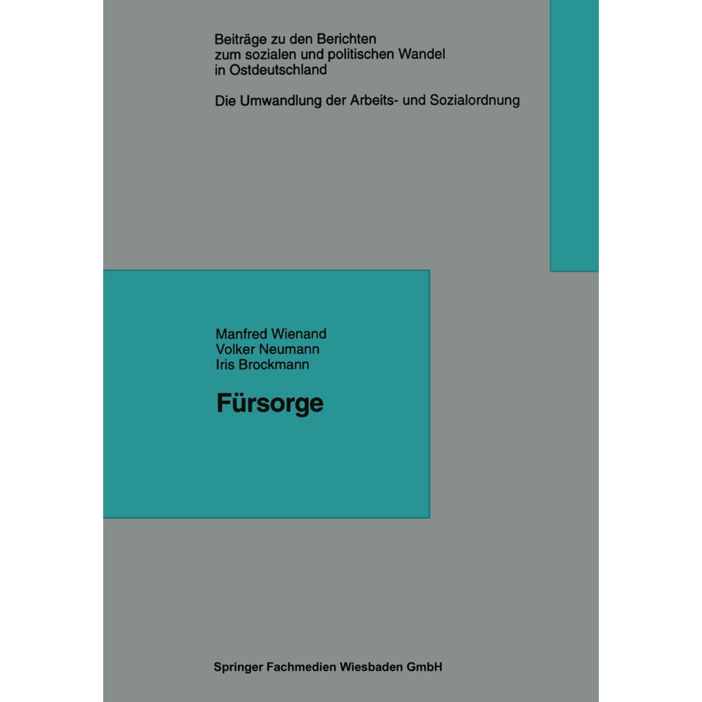 Fürsorge, Fachbücher