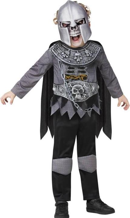 Actual product image Smiffys Childrens/Kids Deluxe Skeleton Knight Costume Set (128, 134)
