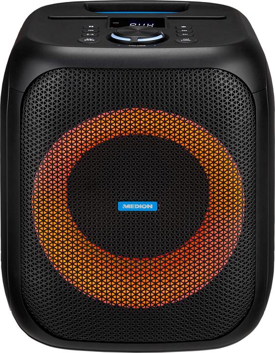 Produktbild Medion LIFE® S61991 Partylautsprecher, tragbares Bluetooth®-Soundsystem. Bluetooth® 5.0 für kabellose Musik (3 h, Akkubetrieb, Netzbetrieb)