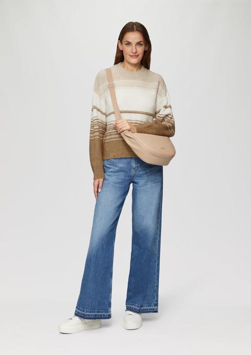 Actual product image S.Oliver Strickpullover Gestreifter Strickpullover im Relaxed Fit (46)