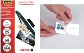 Actual product image Fellowes Capture (ID card format, 100 Piece, 125 µm)