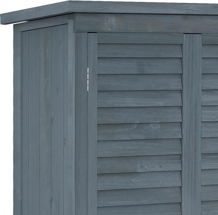 Produktbild Outsunny Gartenschrank mit Lamellentüren