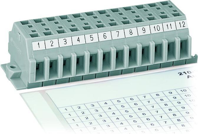 Produktbild Wago 210-333 LASERETIKETTEN 6X182MM DIN A4 BO