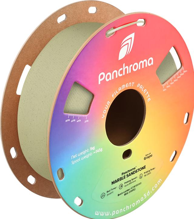 Produktbild Polymaker Panchroma™ PLA Marble (PLA, 1.75 mm, 1000 g, Grau)