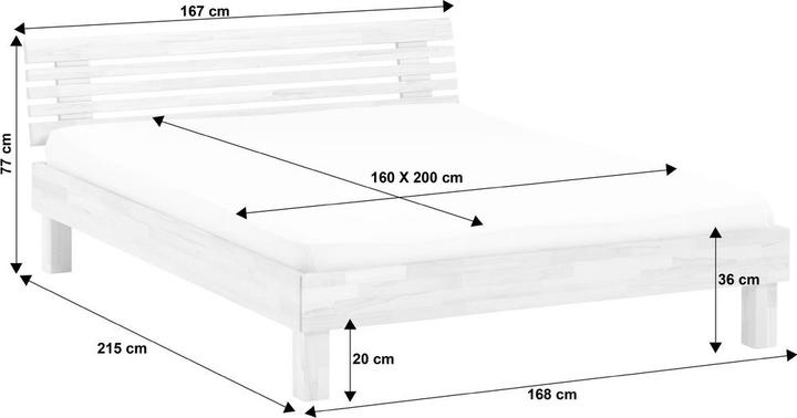 Immagine prodotto Hasena Legno (160 x 200 cm)