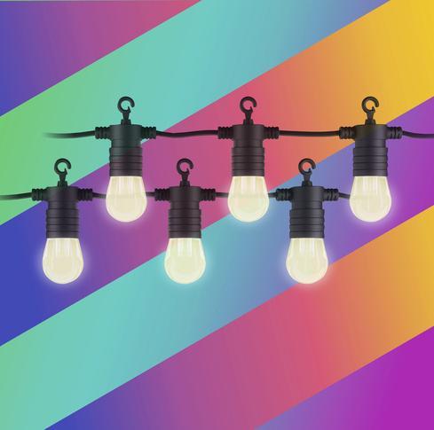 Produktbild Müller Licht Müller-Licht 404088 Lichterketten-System-Erweiterung Aussen Anzahl Leuchtmitte (5 m)