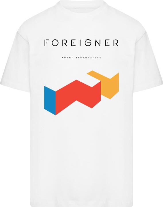 Produktbild Merchcode Foreigner Rock Band - Agent Provocateur Heavy Oversize Tee - 197351 (M)