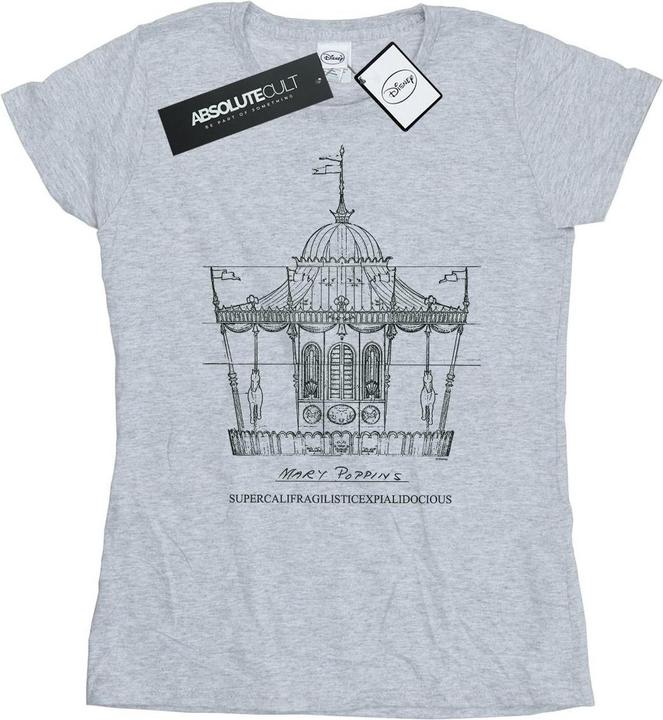 Produktbild Disney Mary Poppins Carousel Sketch TShirt (M)