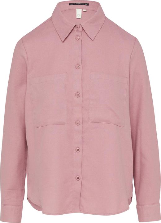 S.Oliver Bluse Hemdbluse aus Flanell mit aufgesetzten Taschen (44)