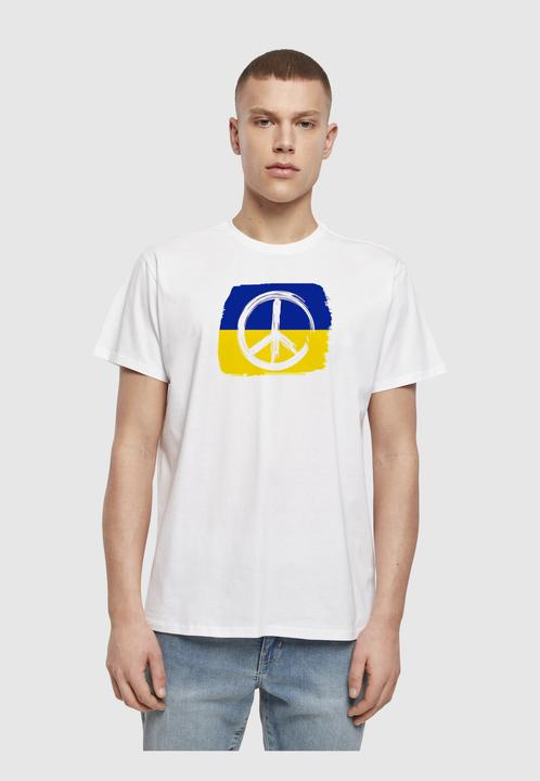 Produktbild Merchcode Peace - Flag Peace Basic T-Shirt - 161529 (S)