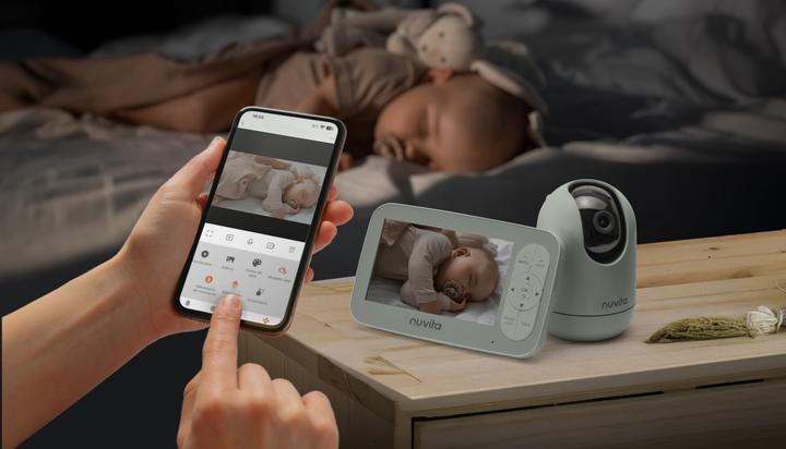 Actual product image Nuvita 5 Wireless mit Wifi Video Baby Monitor (Video & Audio, 600 m)