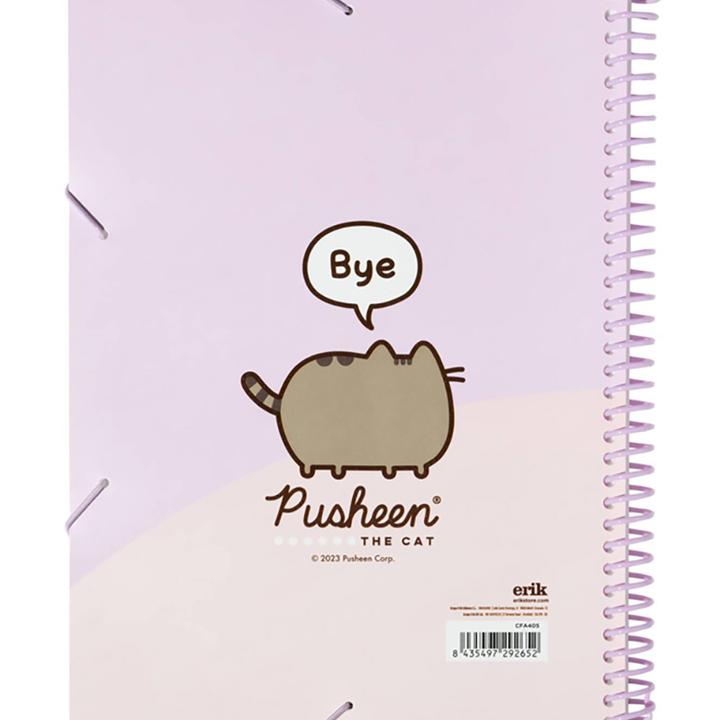 Produktbild Pusheen - A4-Ordner mit Gummiband + 30 transparenten Hüllen (A4, 1 x)
