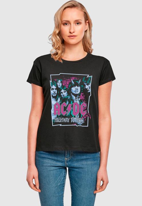 Produktbild Merchcode Ladies ACDC - Higway to Hell Box Tee - 165671 (XS)