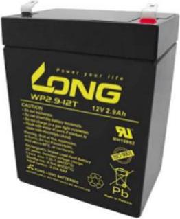 Produktbild Long WP2.9-12 WP2.9-12 Bleiakku 12 V 2.9 Ah Blei-Vlies (AGM) (B x H x T) 79 x 10 (12 V, 2.90 Ah)