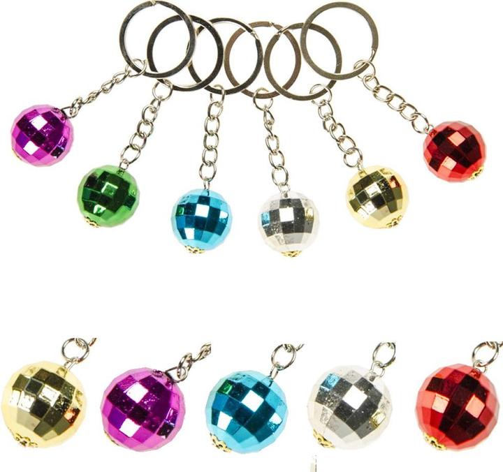 Actual product image LG-Imports Disco ball keyring 12-pack