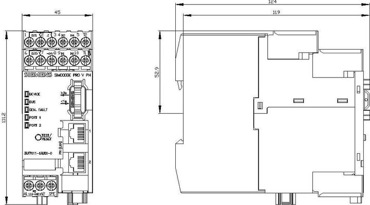 Produktbild Siemens Grundgerät 3UF7011-1AU00-0 1 St.