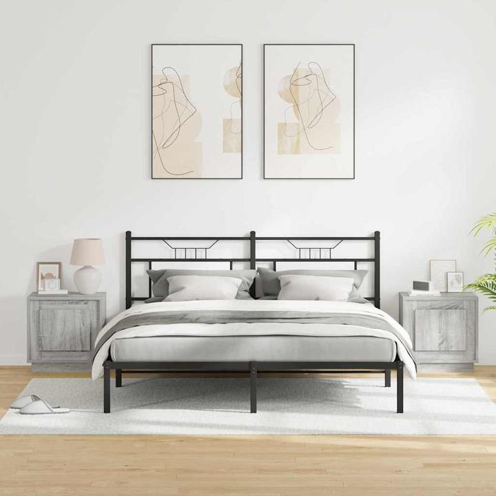 Produktbild vidaXL Moderner Nachttisch (34.50 x 34.50 x 45 cm)