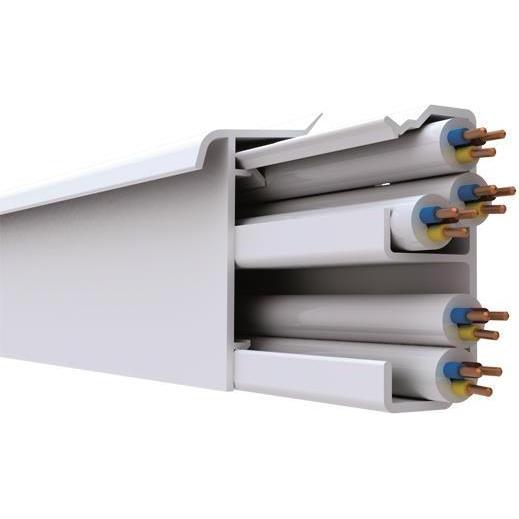 GGK, Kabelschutz + Kabelführung, Kanal SL/TC 20x50 112482 alpinweiss (32000 mm)