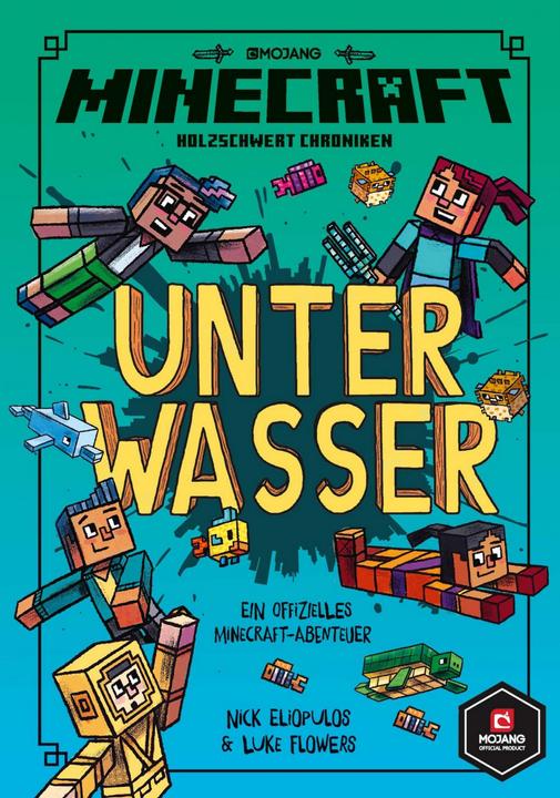 Produktbild Minecraft, Unter Wasser (Deutsch, Nick Eliopulos, Ulrike Schimming, Luke Flowers, 2020)