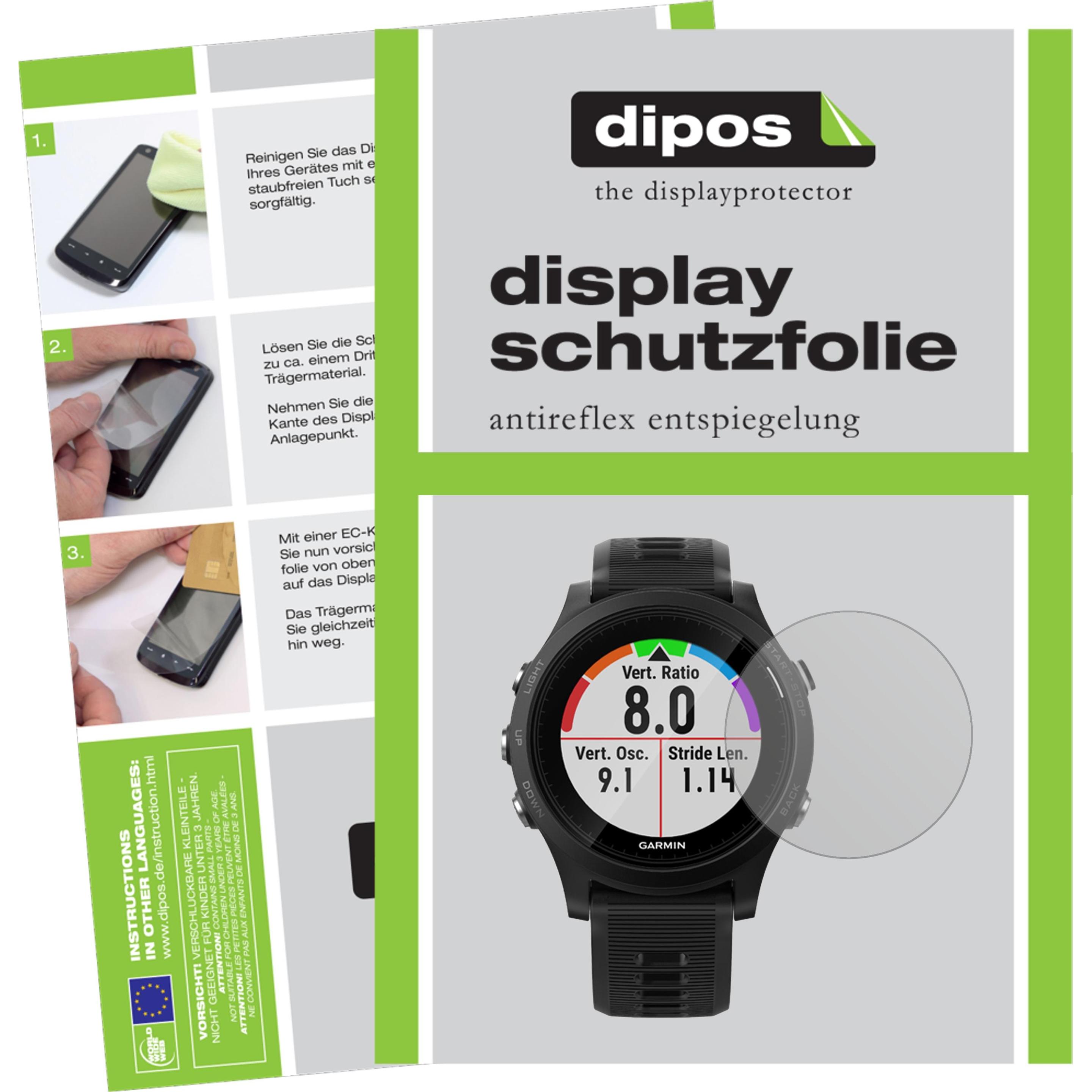 Dipos Displayschutzfolie Antireflex, Smartwatch Schutzfolie, Transparent