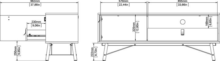 Immagine prodotto Tvilum Ry (150.30 x 40.10 x 59.60 cm)
