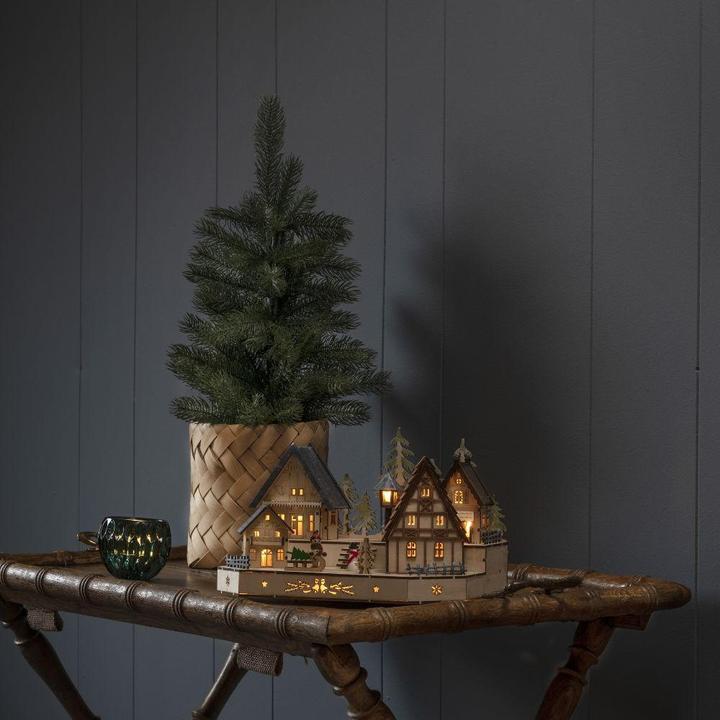 Produktbild Konstsmide LED Holzsilhouette Dorf