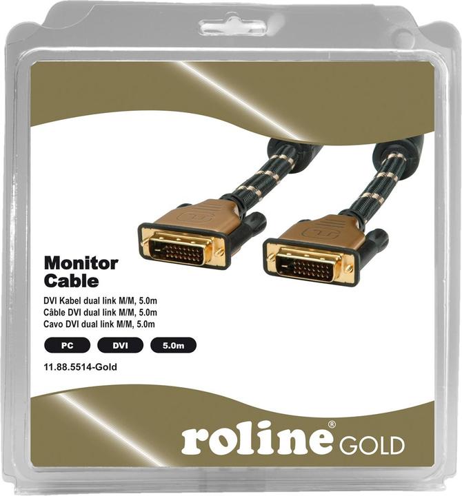 Produktbild Roline Dvi — Dvi (5 m)