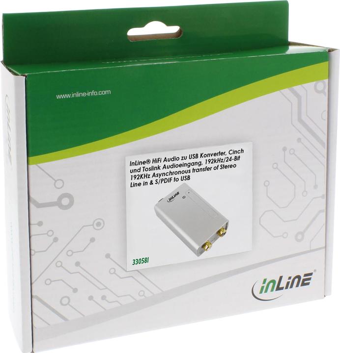Actual product image InLine HiFi Audio/USB Converter (Toslink Adapter)