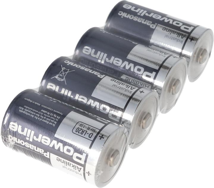 Produktbild Panasonic Batterie Powerline LR20 Mono in 4er Folie (4 Stk., D, 19760 mAh)