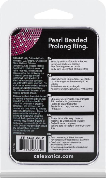 Produktbild CalExotics Pearl Beaded Prolong Ring® - White (3.75 cm)