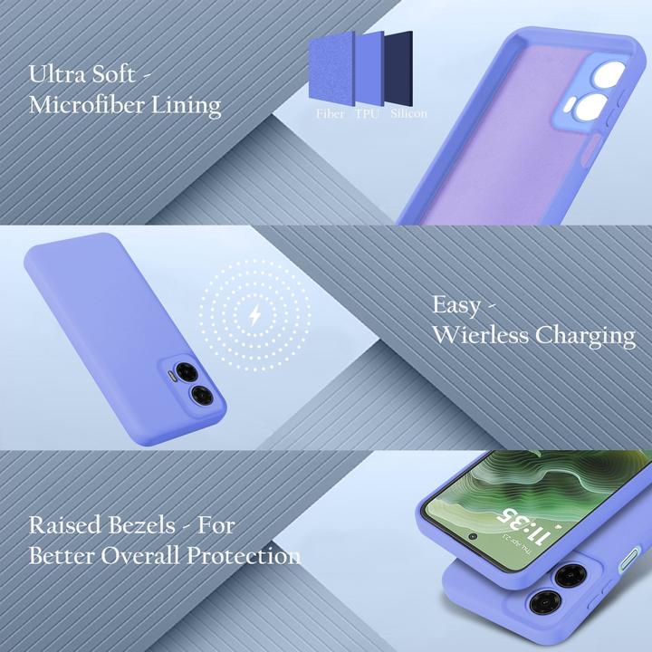 Image du produit Cadorabo Coque pour Motorola Moto G35 TPU Liquid Silicone Case (Motorola Moto G35)
