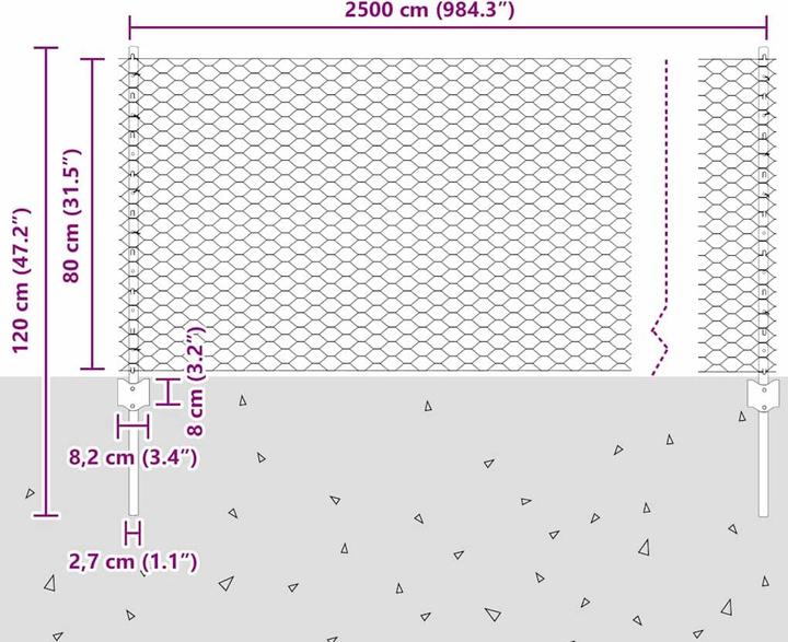 Produktbild vidaXL Aussenbarriere