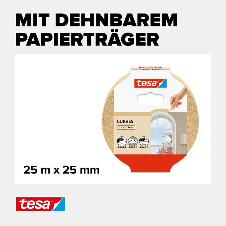 Image du produit tesa Bande de virage (25 mm)