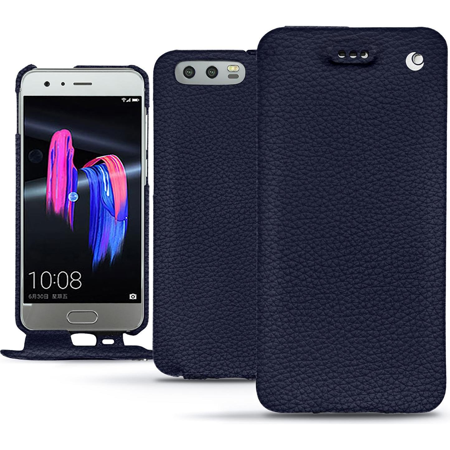 Noreve Lederschutzhülle vertikal (Honor 9), Smartphone Hülle, Violett