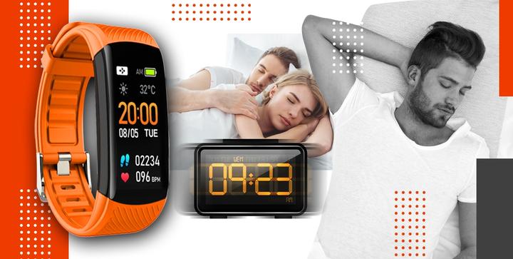 Image du produit Giewont Fit&GO Duo GW200-9 Smartband - Noir + bracelet Power orange (39.90 mm, 3G)