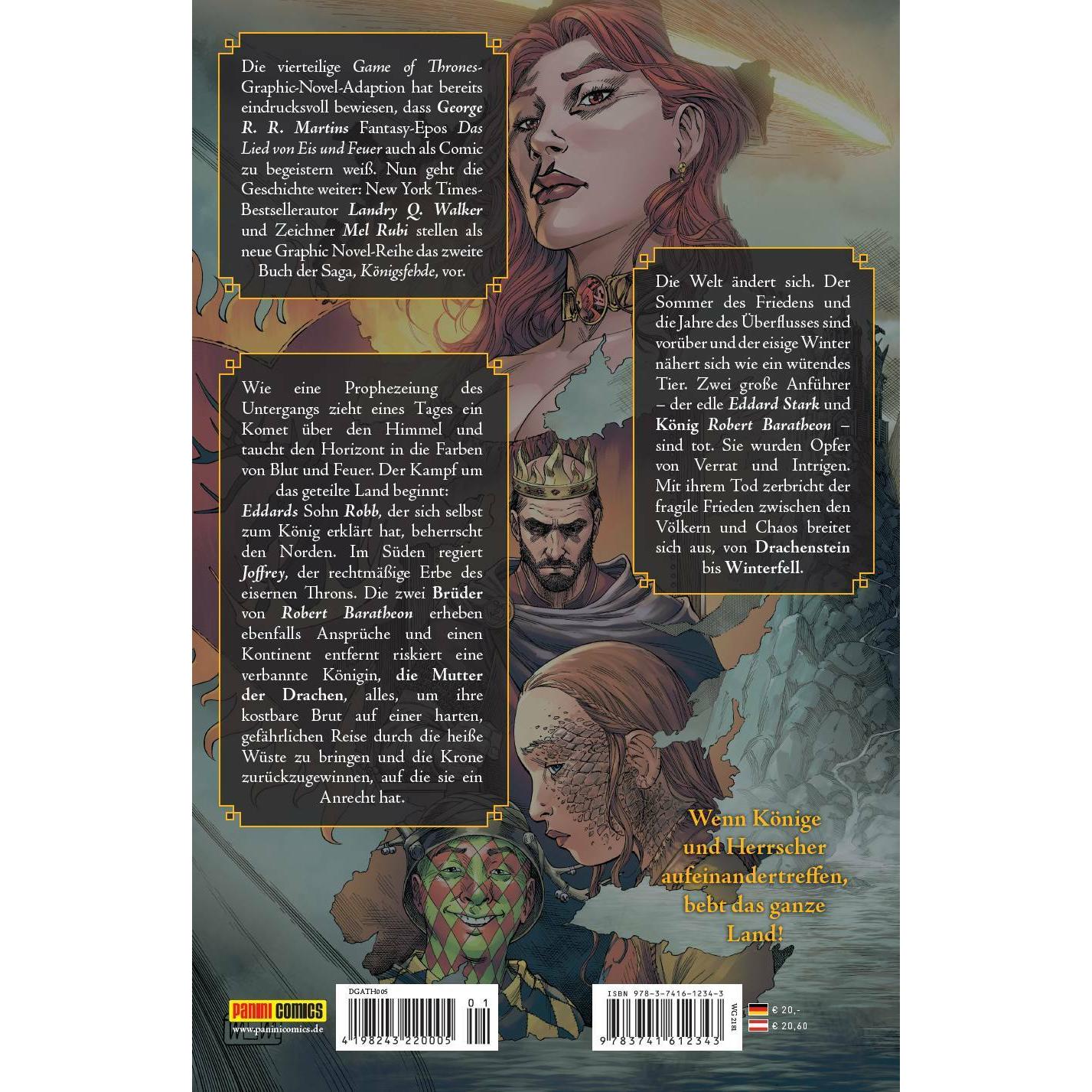 Thumbnail - George R.R. Martins Game of Thrones - Königsfehde, Belletristik von George R.R. Martin, Landry Q. Walker, Mel Rubi