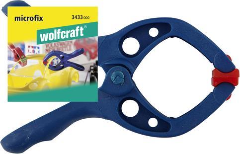 Productafbeelding wolfcraft 1 microfix - Veerklem 30mm (30 mm)
