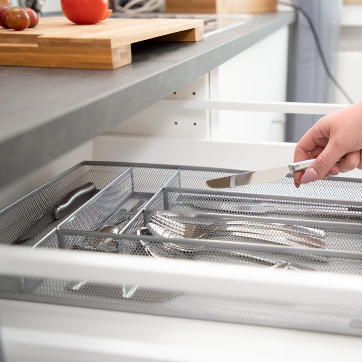 Actual product image Relaxdays Mesh Cutlery Tray L