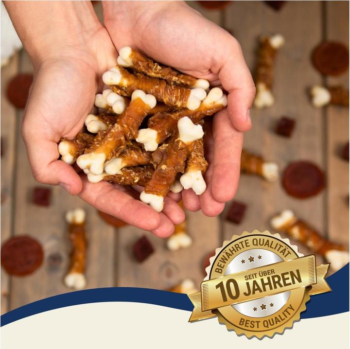 Actual product image Lyra Pet Calcium Bones with Chicken Breast Strips (Senior, Adult, Junior, 1 pcs., 1000 g)