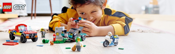 Produktbild LEGO Löscheinsatz und Verfolgungsjagd (60319, LEGO City)