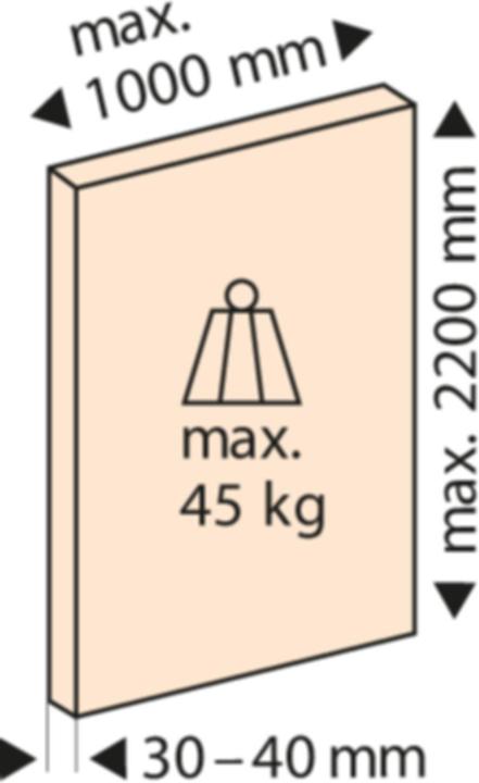 Image du produit HAWA Garniture de porte coulissante porta