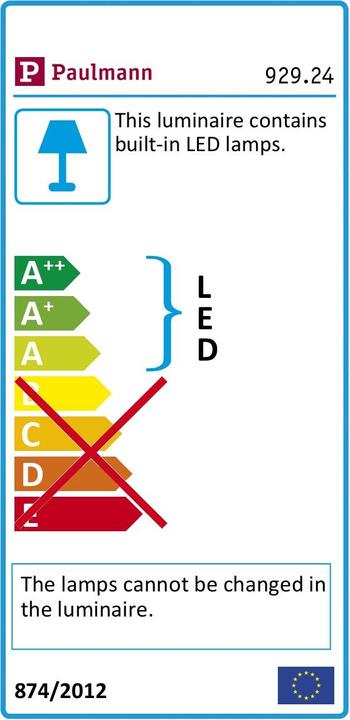 Energy Label Paulmann Wandeinbauleuchte (50 lm)